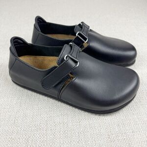 Birkenstock Linz Professional Clog Size 42 Super Grip Leather Black Occupational